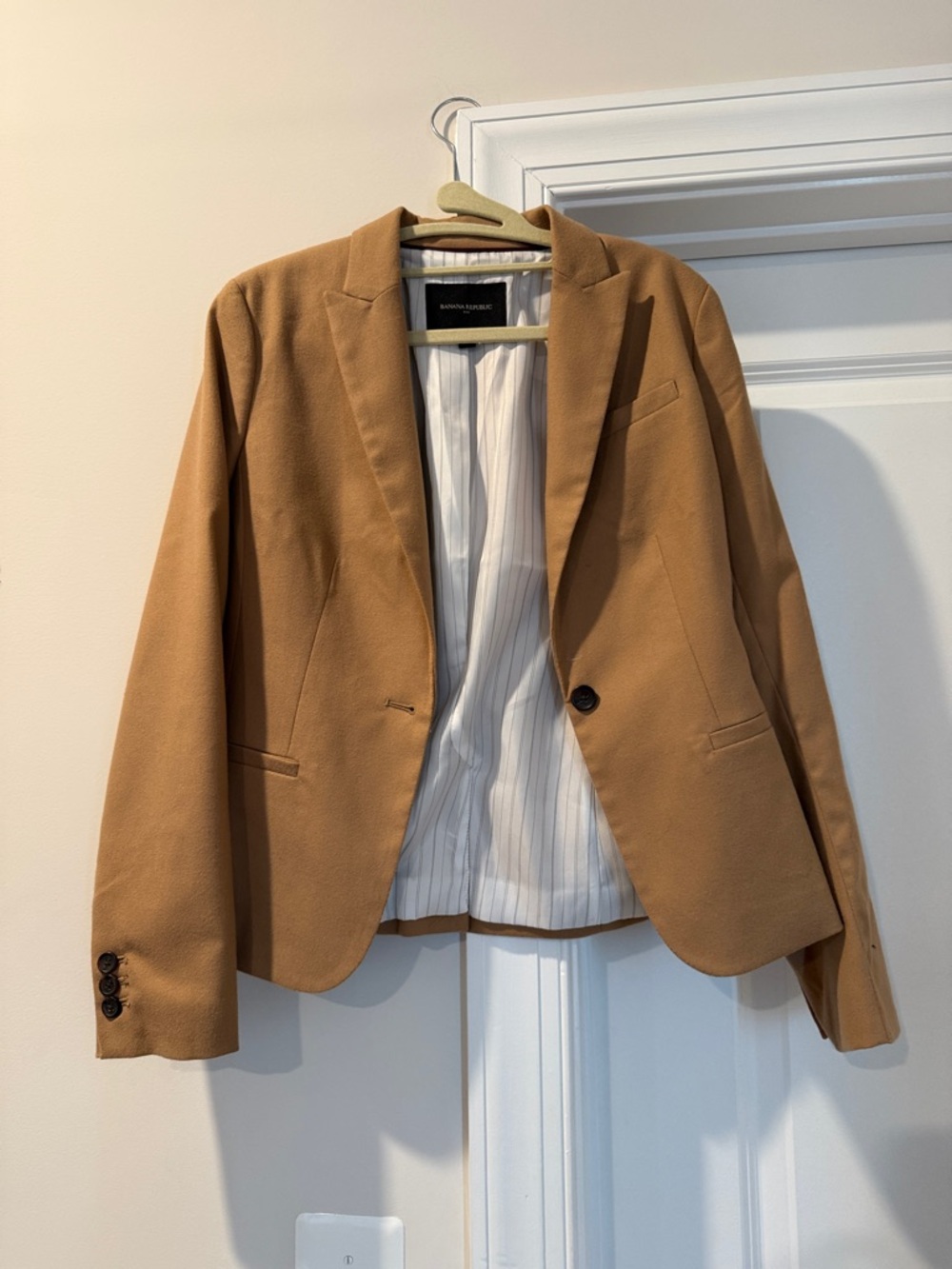 Banana Republic Camel Brown Tailored Blazer
